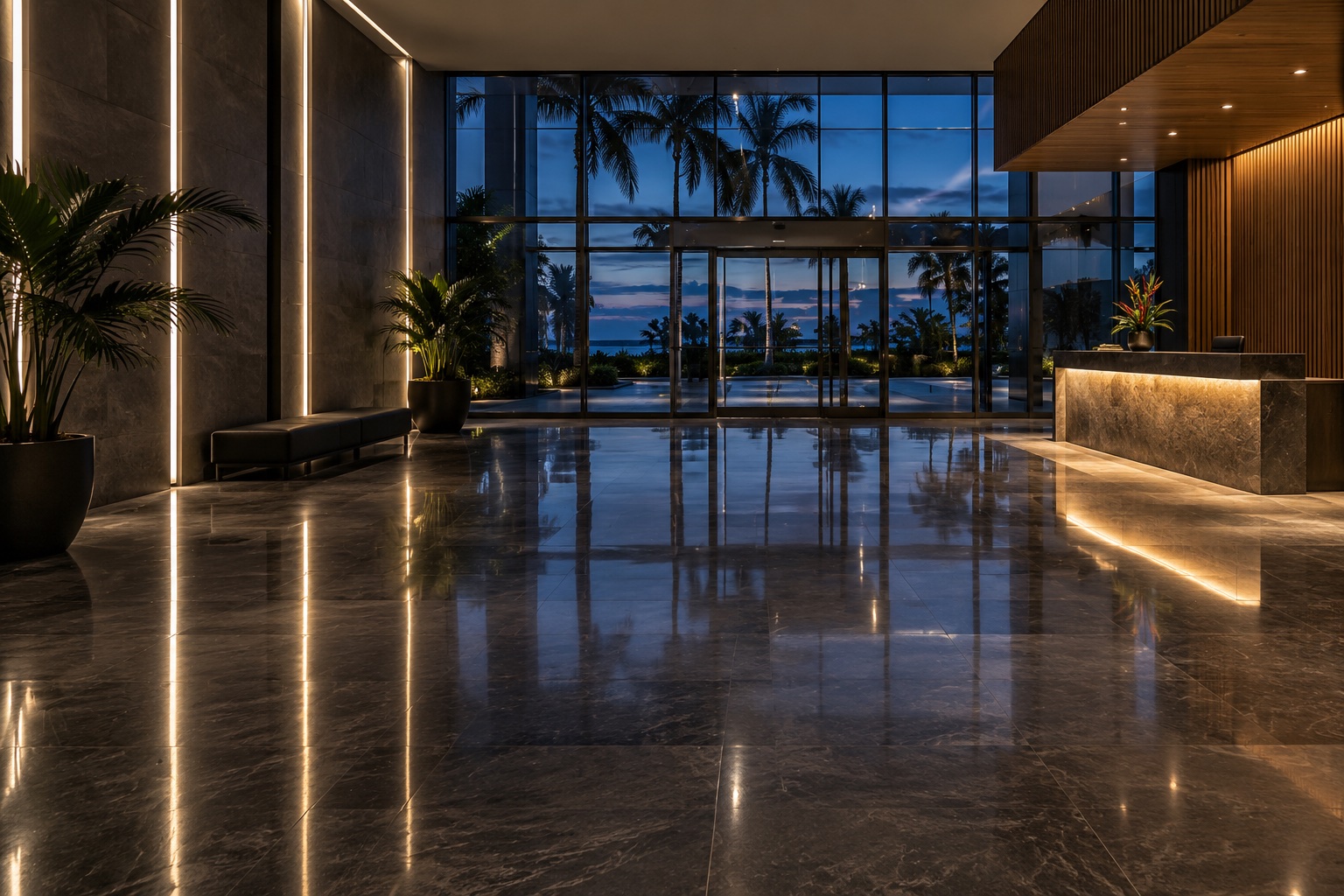 Commercial office environment